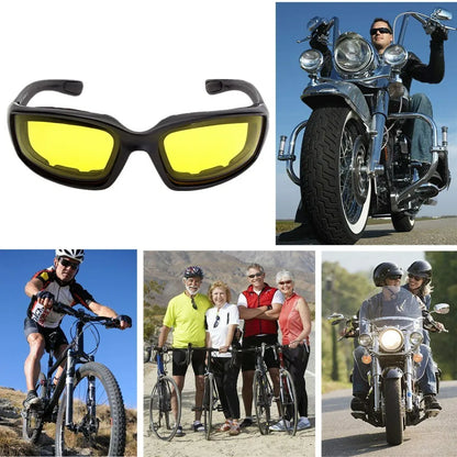 Motorcycle Riding Glasses Wind Resistant Bike Goggles UV Protection Resistant Padded Comfortable Outdoor Sport Goggles - view 3