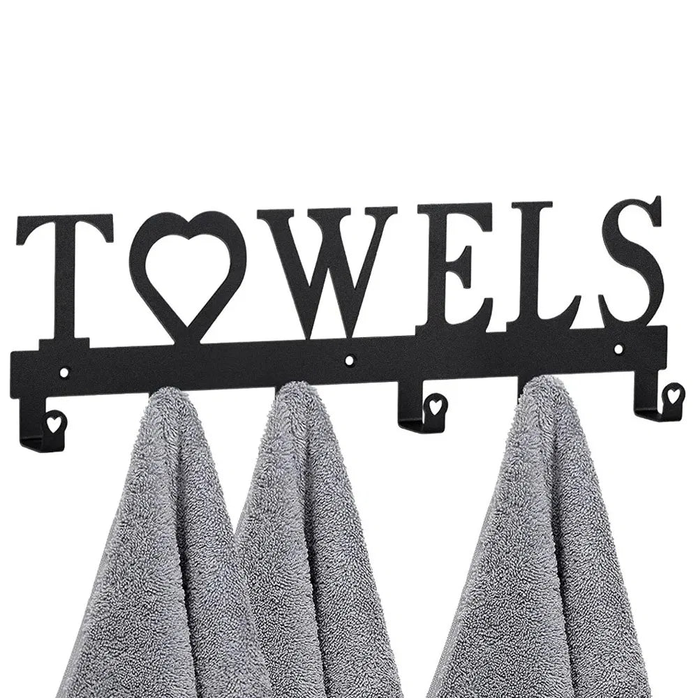 1pc Premium Metal Wall - Mounted Towel Hook - Space - Saving 6 - Hook Storage. The Simple Punch Installation Fits - view 7