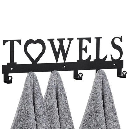 1pc Premium Metal Wall - Mounted Towel Hook - Space - Saving 6 - Hook Storage. The Simple Punch Installation Fits - view 7