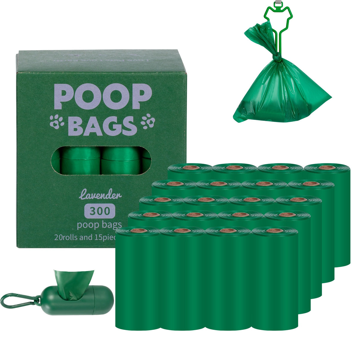 Handle Dog Waste Bag EPI Vest Poop Picking Bags Degradable Cat Litter Bag - view 9