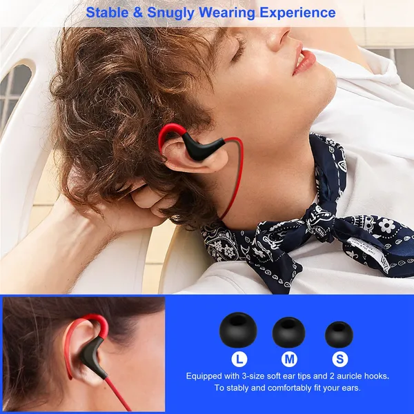 Wireless Headsets V4.1 Sport In-Ear Stereo Headphones Sweat-proof - view 3