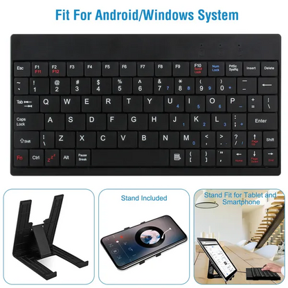 80 Keys Wired Keyboard Mini USB Connector Keyboard Portable Durable Keyboard With Carry Bag - view 3