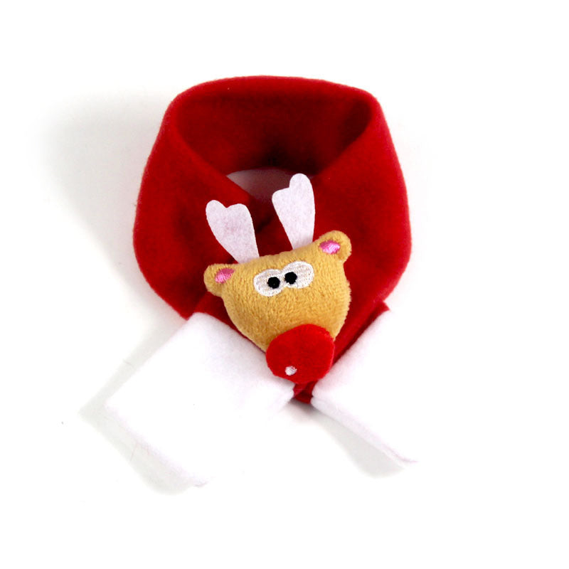 DIY Santa scarf bow tie hat - view 3