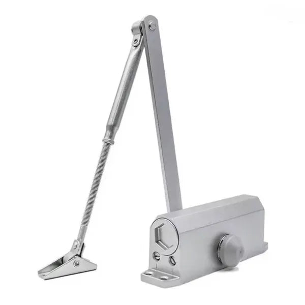 Fire Door Closer Hydraulic Silent Auto-Close For Interior/Commercial Use Easy Install Heavy Duty Adjustable Spring