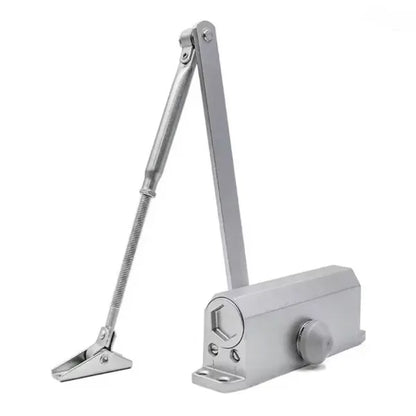 Fire Door Closer Hydraulic Silent Auto-Close For Interior/Commercial Use Easy Install Heavy Duty Adjustable Spring