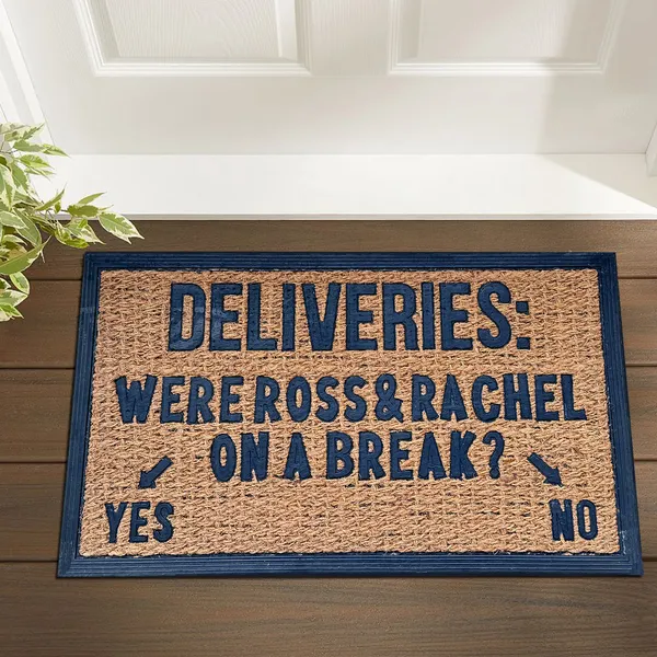 Funny Coir Doormat Hello There Welcome Front Porch Decor Doormat For The Entrance Way Outdoor With Heavy-Duty Non Slip - view 2