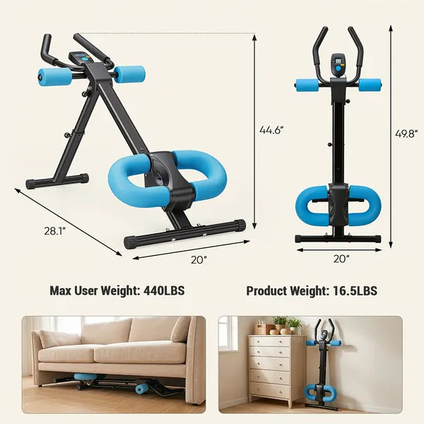 Adjustable Ab Machine For Stomach Workout, Core Workout Equipment For Home Gym - view 6