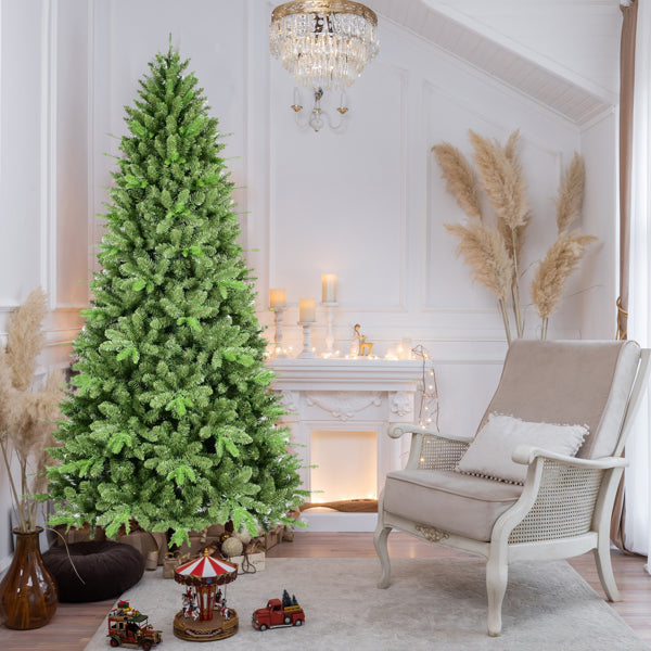 Artificial 6ft Green Christmas Tree With 1168 PE PVC Mixed Branch Tips - view 6