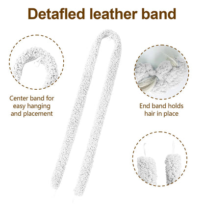 Satin Heatless Hair Curler, Lazy Natural Soft Wave DIY Heatless Curls For Sleep In Overnight, For All Hair Types - White - view 3
