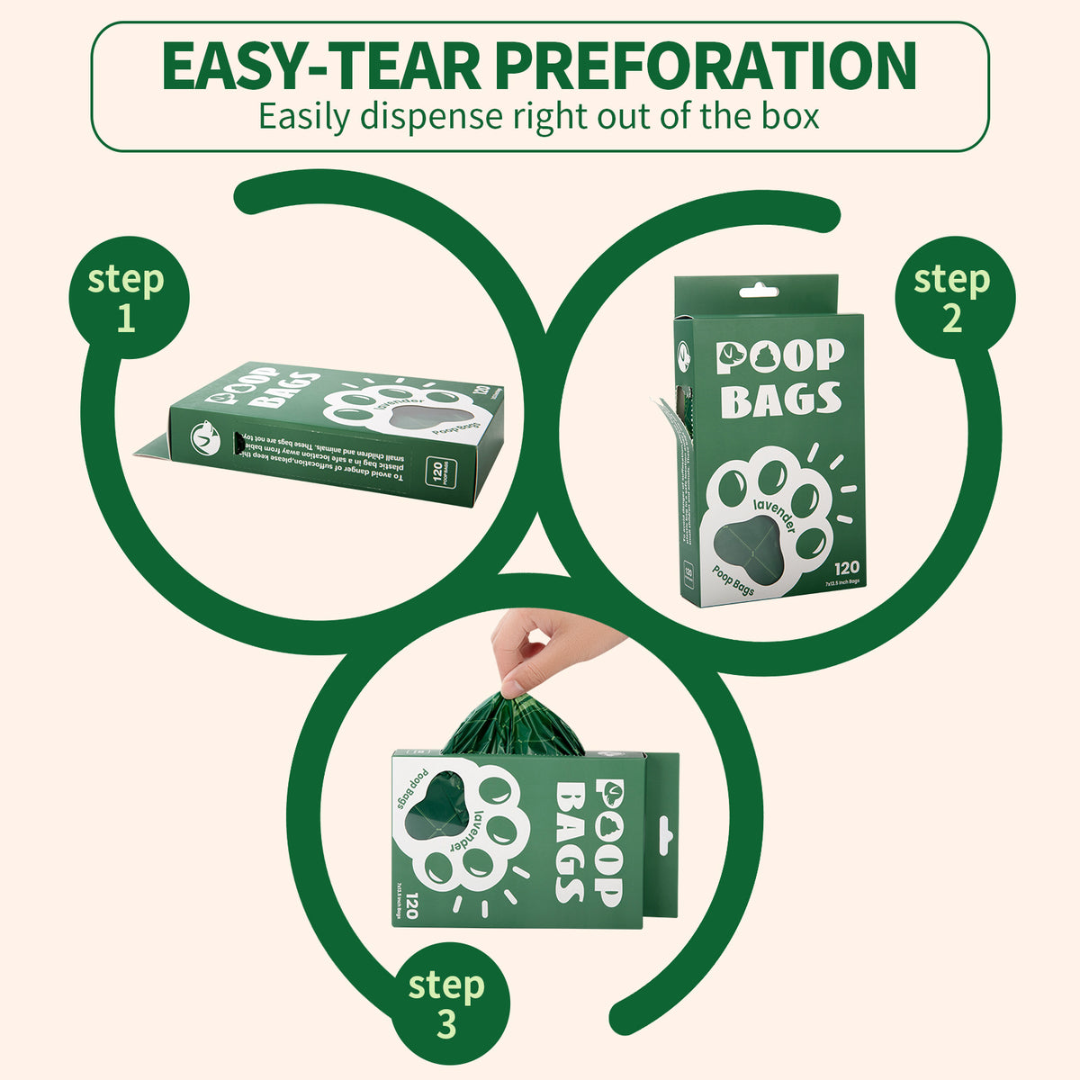 Handle Dog Waste Bag EPI Vest Poop Picking Bags Degradable Cat Litter Bag - view 4