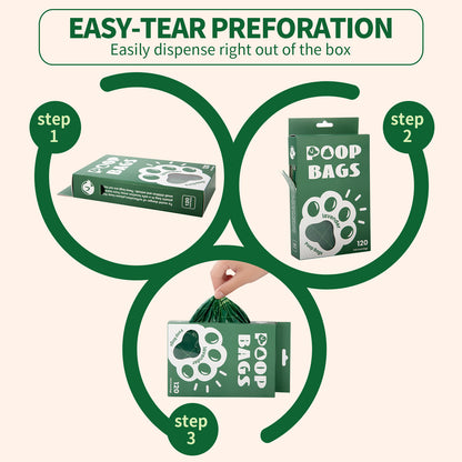 Handle Dog Waste Bag EPI Vest Poop Picking Bags Degradable Cat Litter Bag - view 4