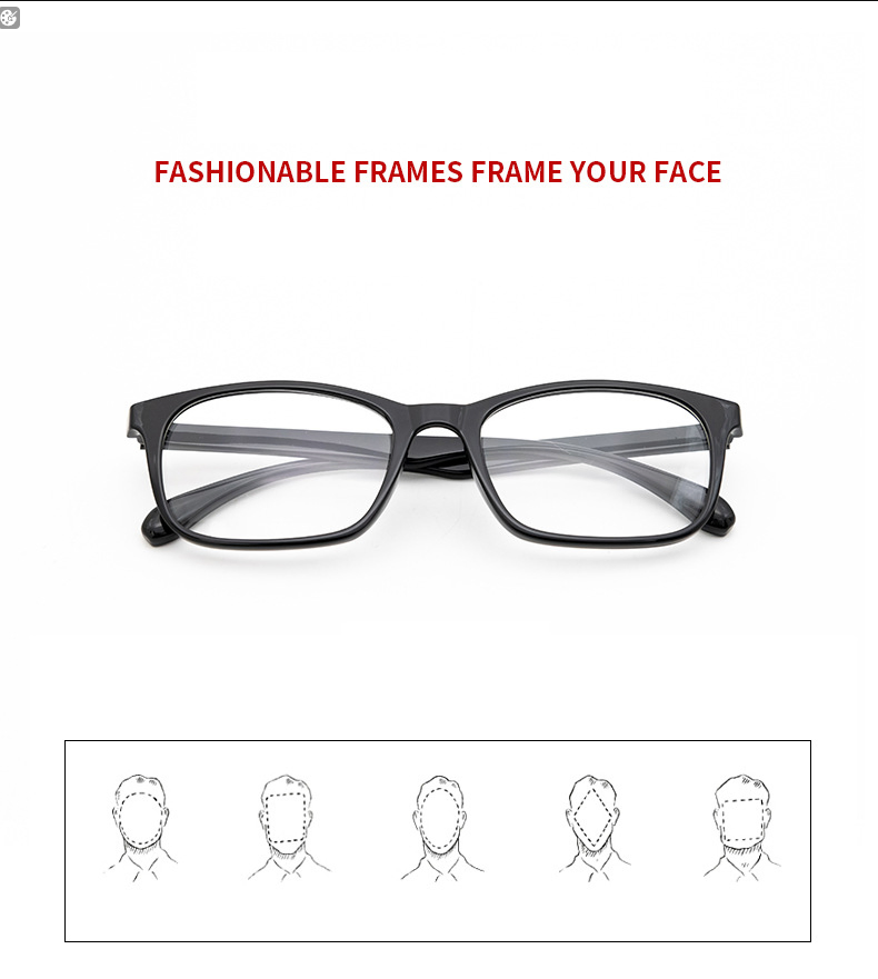 Reading Glasses Mens Womens Unisex Readers Eyeglasses 4 Pack Glasses New Square - view 3