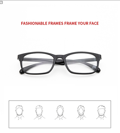 Reading Glasses Mens Womens Unisex Readers Eyeglasses 4 Pack Glasses New Square - view 3