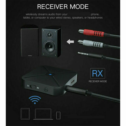 2in1 Bluetooth Transmitter Receiver Wireless Adapter TV Home Stereo A2DP Audio - view 6