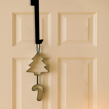 Halloween Christmas Door Wreath Hanger Gothic Holiday Home Office Wall Decor - view 5