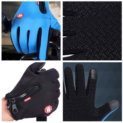 Unisex Touchscreen-compatible Thermal Outdoor Cycling Gloves - view 3