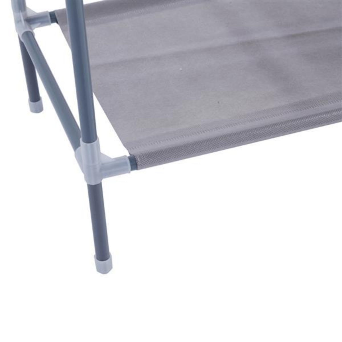 Simple Assembly 10 Tiers Non-woven Fabric Shoe Rack Gray - view 5