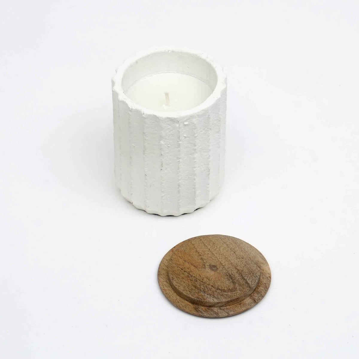 Jar Candle Ecomix Wax Fill With Wooden Lid - Vanilla Lavender, 6oz - view 2