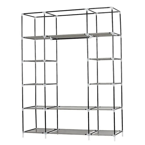 5-Layer 12-Compartment Non-woven Fabric Wardrobe Portable Closet Storage Shelf - view 5