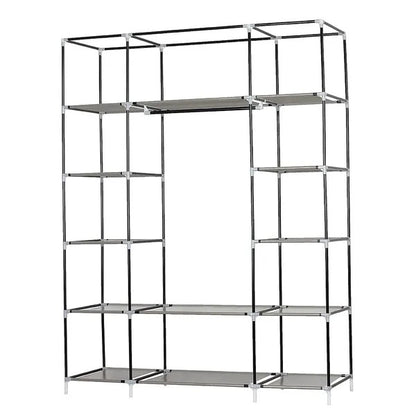 5-Layer 12-Compartment Non-woven Fabric Wardrobe Portable Closet Storage Shelf - view 5
