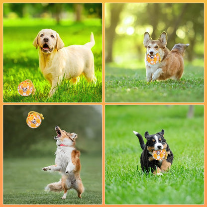 Dog Toys For Small Dogs, Interactive Dog Toys Squeaky Dog Ball Toys Rope Plush Toys Soft Stuffed Dog Toys Dog Chew Toys - view 7