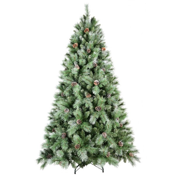 Artificial 5ft Green Christmas Tree With 694PVC Hard Needle Mixed Branch Tips,Pine Cone - view 6