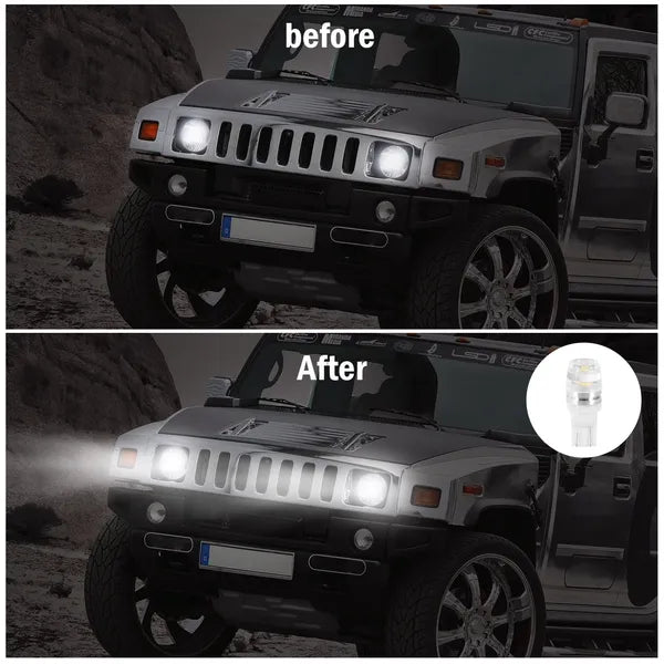 20Pcs LED Car Light Bulbs T10 2323SMD 6500K White Auto Lamps Replacement For Dome Map Door Trunk Signal License Plate - view 2