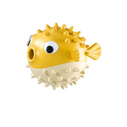 Dog Chew Toys, Dog Squeaky Toys For Aggressive Chewers, Tough Durable Fish Shape Interactive Dog Teeth Grinding Toy - view 9