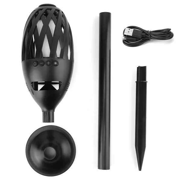LED Flame Speakers Torch Wireless Speaker Waterproof Stereo Bass Speaker Outdoor Light-Up Speaker Atmosphere LED - view 4