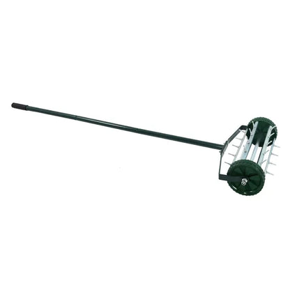 Heavy Duty Rolling Lawn Aerator,Rolling Lawn Aerator, Rotary Push Tine Spike Soil Lawn Aerator Gardening Tool - view 3