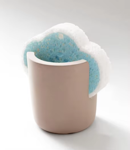 Diatom Mud Sponge Rack Kitchen & Bathroom Sink Caddy For Sponges Scrubbers - view 3