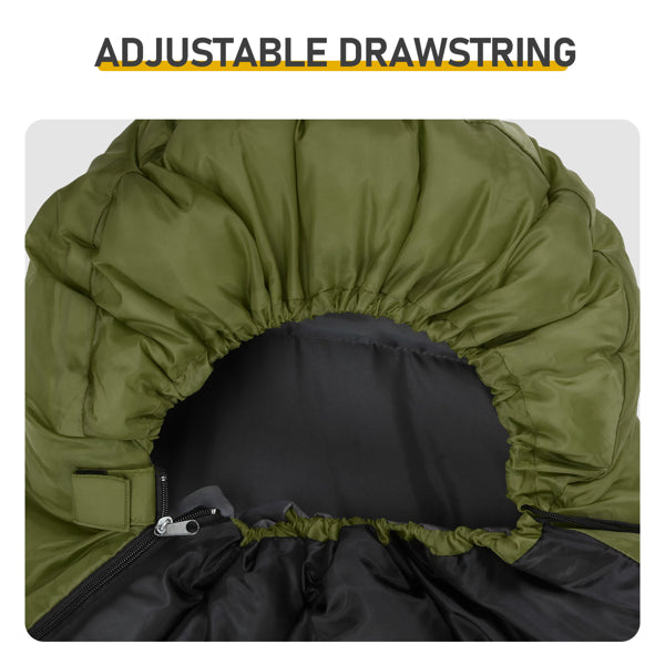 Lightweight Sleeping Bag For Backpacking, Hiking, Waterproof Compact Envelope Sleeping Bag For Cold & Warm Weather - view 5