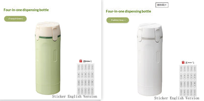 4 In 1 Travel Dispenser Portable Travel Bottles Leak Proof Leakproof Travel Container For Perfume Shampoo Conditioner - view 9