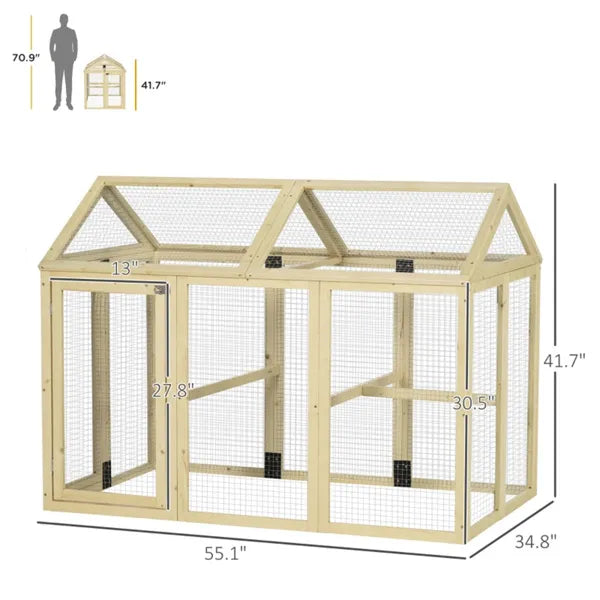 Wooden Chicken Coop - view 5