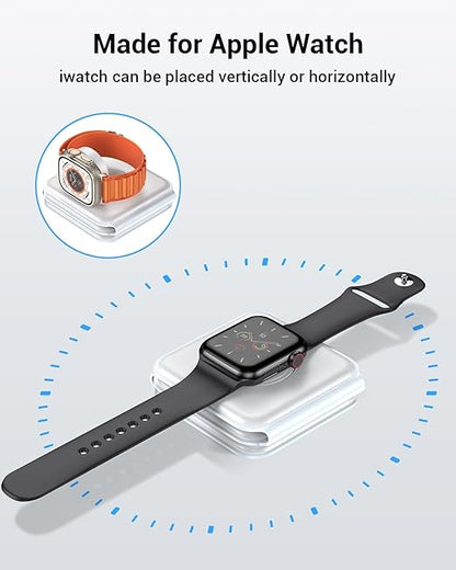 Wireless Charger, Magnetic Foldable 3 In 1 Mag-Safe Charger, Fast Travel Wireless Charging Station For IPhone - view 4
