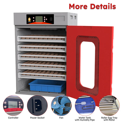 400 Eggs Incubator Cabinet with Automatic Turning&Digital Temperature Control - view 8