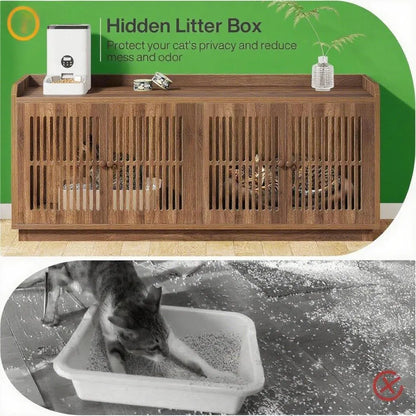 Cat Litter Box, Cat Litter Box Enclosure - view 2