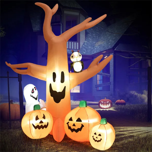 8-foot Halloween Inflatable Pumpkin - view 9