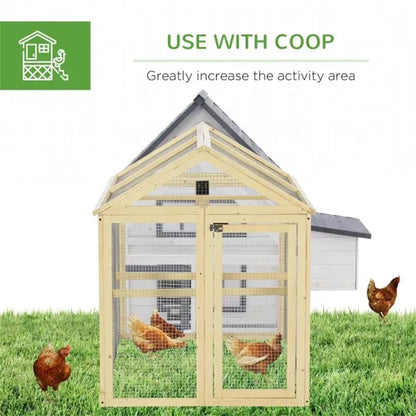 Wooden Chicken Coop - view 2