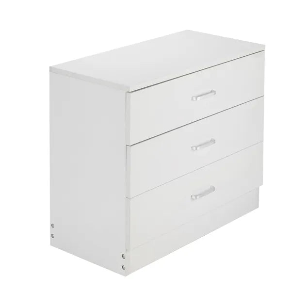 Wood Simple 3-Drawer Dresser White - view 7