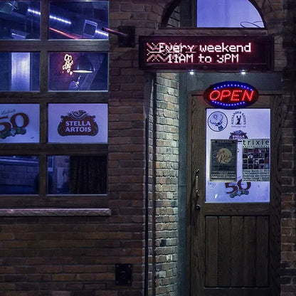 Ultra Bright LED Neon Open Sign Normal Lighting Store Business Sign Animated Motion - view 2