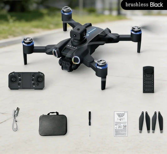 2026 New GB815 Black Brushless Drone, Single Battery, Foldable RC Quadcopter With LED Navigation Lights - view 2