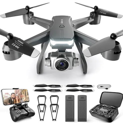 4DRC V14 RC Drone WIFI FPV 4K HD Wide Angle Dual Camera Quadcopter Portable With Bag,2 Batteries Drone For Beginner