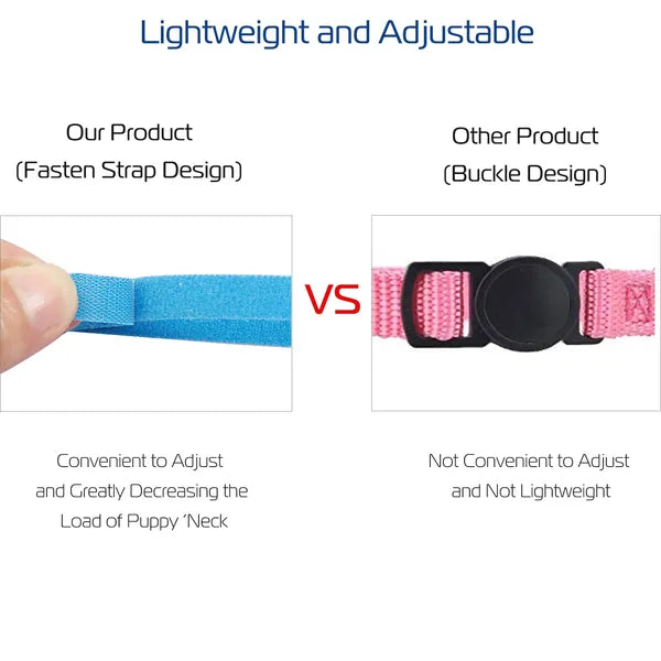 12 Colors Whelping Puppy ID Collars Adjustable Double-Sided Pet ID Bands - view 4