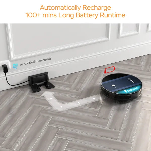 Geek Smart Robot Vacuum Cleaner G6; Ultra-Thin; 1800Pa Strong Suction; Automatic Self-Charging; App Control - view 3