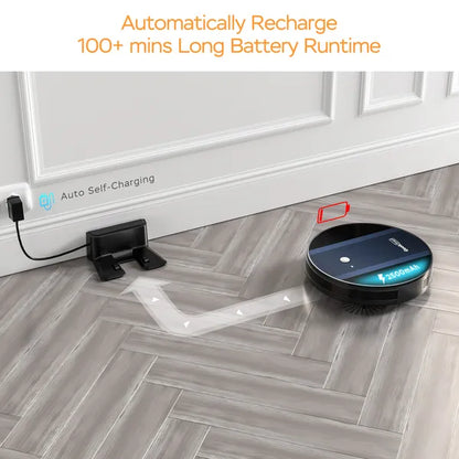 Geek Smart Robot Vacuum Cleaner G6; Ultra-Thin; 1800Pa Strong Suction; Automatic Self-Charging; App Control - view 3