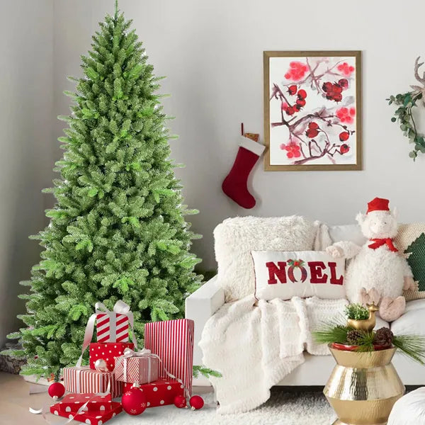 Artificial 6ft Green Christmas Tree With 1168 PE/PVC Mixed Branch Tips - view 2