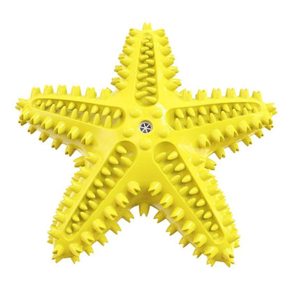 Dog Toys For Large Dogs Tooth Cleaning Chew Funny Interactive Training Starfish Toy Accessories Squeaky Toys TPR Toys - view 9