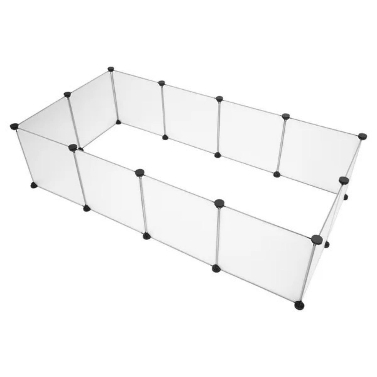 Pet Playpen, Portable Large Plastic Yard Fence Small Animals, Puppy Kennel Crate Fence Tent RT - view 5
