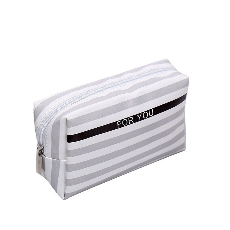 Striped Cosmetic Bag Outdoor Travel Cosmetic Storage Bag - view 3